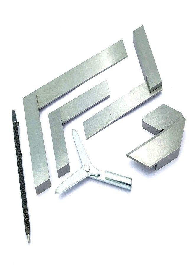 BUYOHLIC New Starter Engineer Kit (Try Squares, Center Squares, Carbide Scriber Pen, & Y Center Finder) Supplied - Image 5